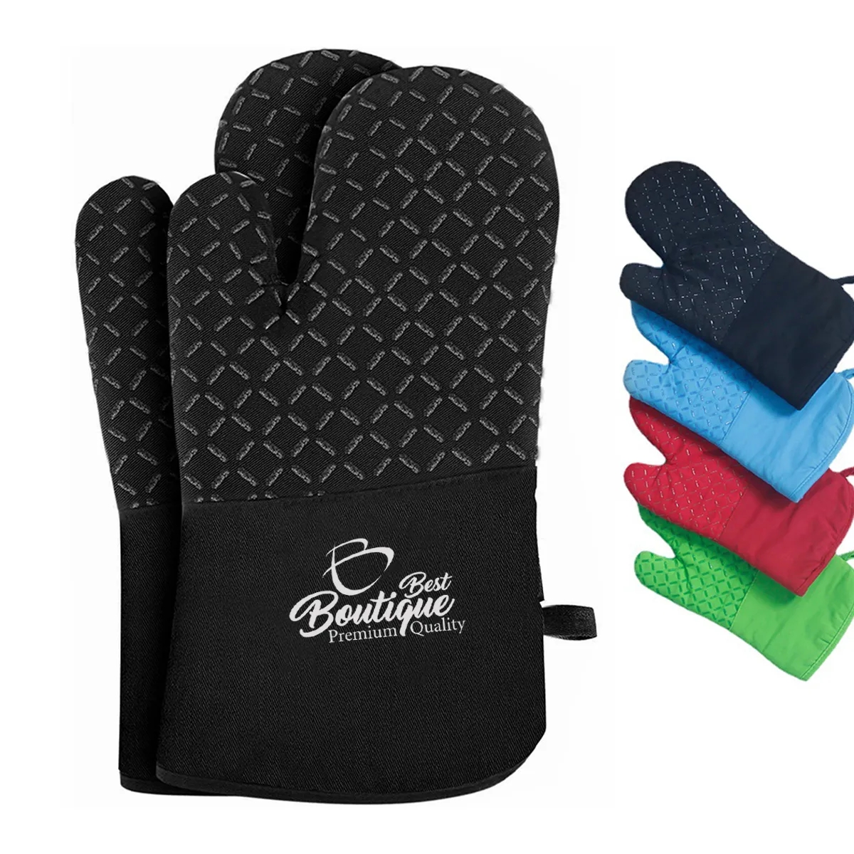 Custom Silicone Oven Baking Cooking Tool Kit With Gloves 4