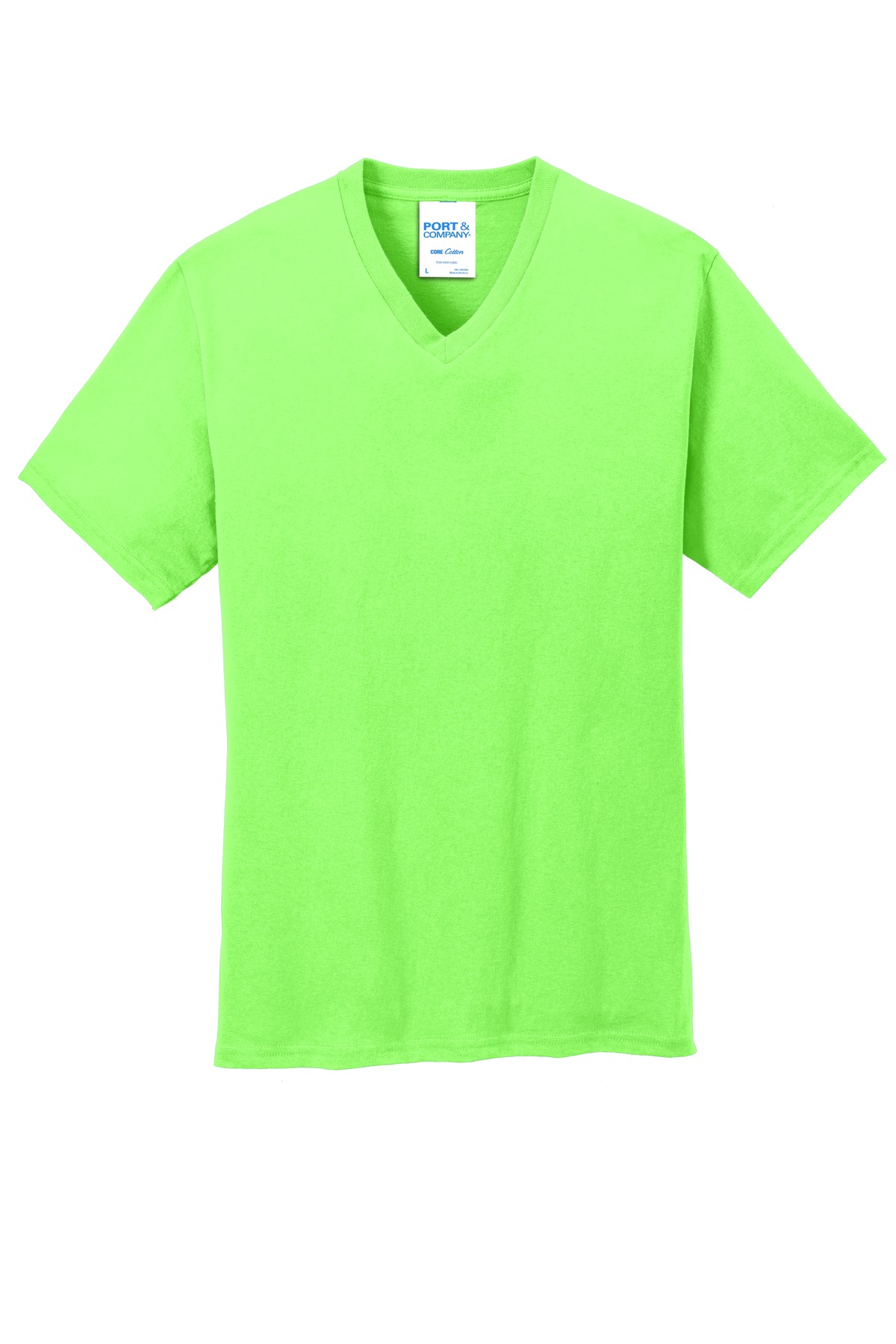 Port & Co Core Cotton V-Neck Tee. PC54V 53