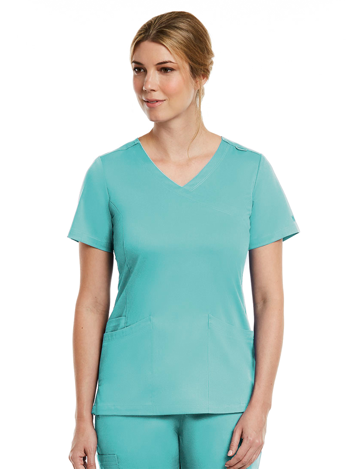 Maevn - Matrix - Women's Three-Pocket Curved Mock Wrap Top 33