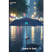 42" Recycled Folding Auto Open Umbrella 273