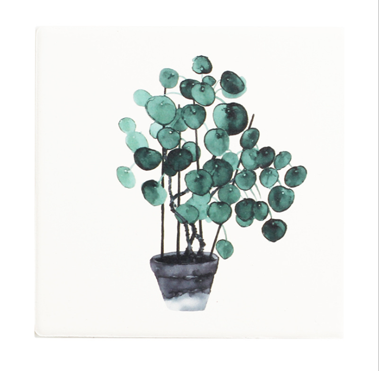 Absorbent Ceramic Coaster 1