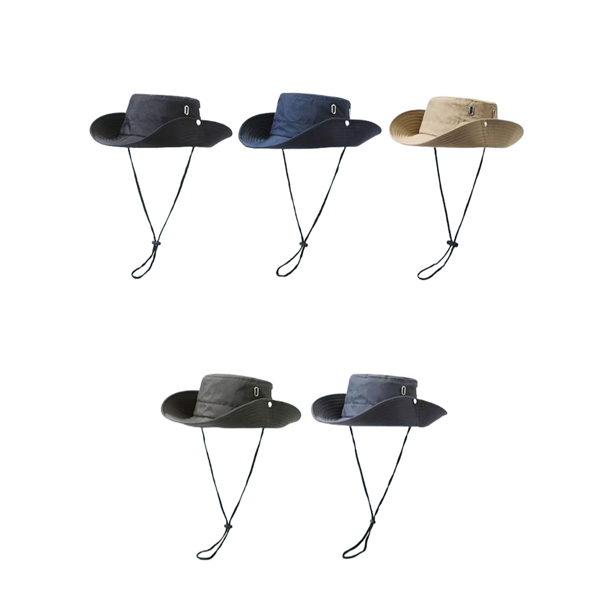 Wide Brim Fisherman Hat with Chin Strap 3
