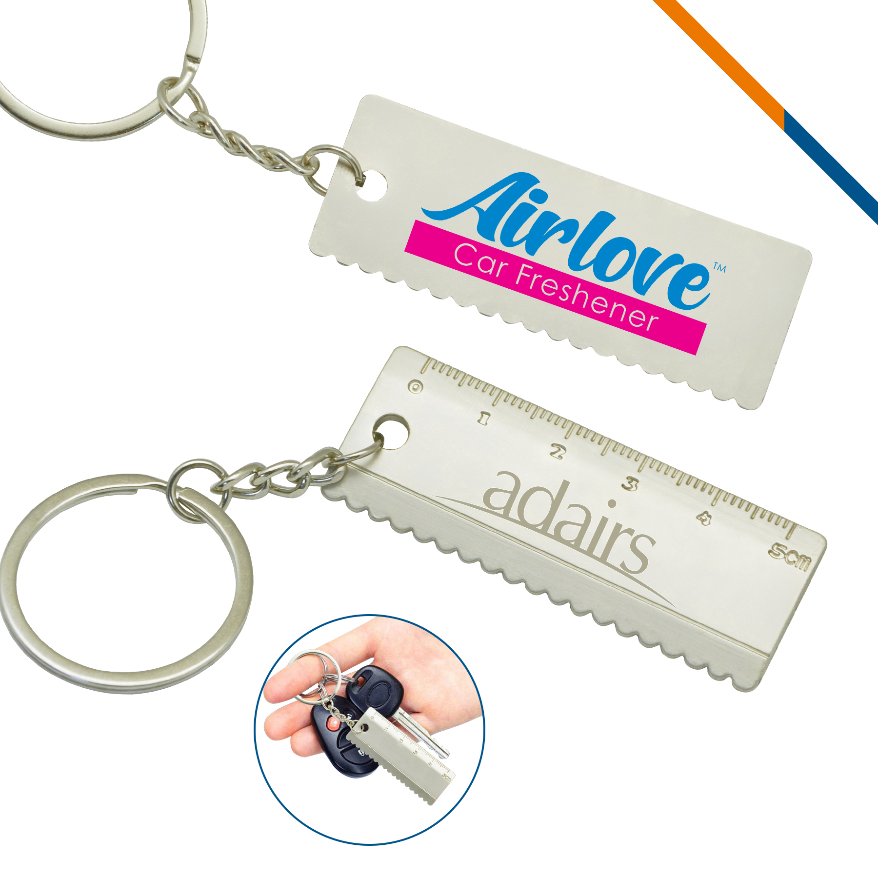 Mini Ruler Keychain 2