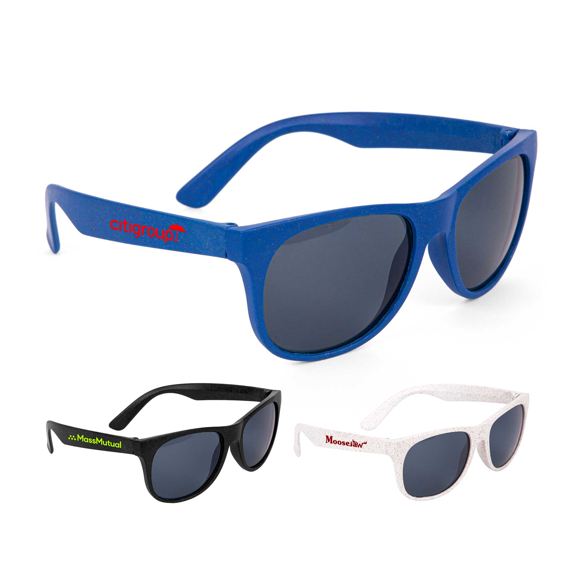 Retro Wheat Straw Sunglasses 2