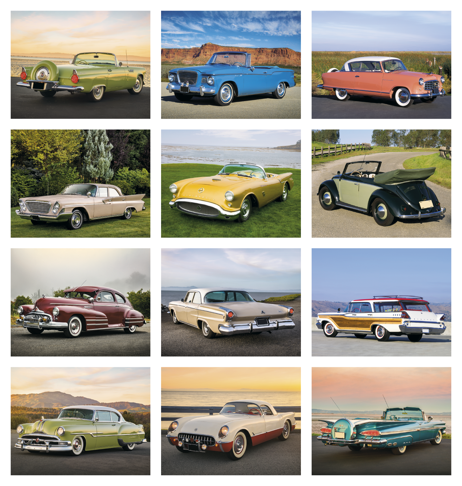 Good Value™ Classic Autos - Stapled Calendar 64