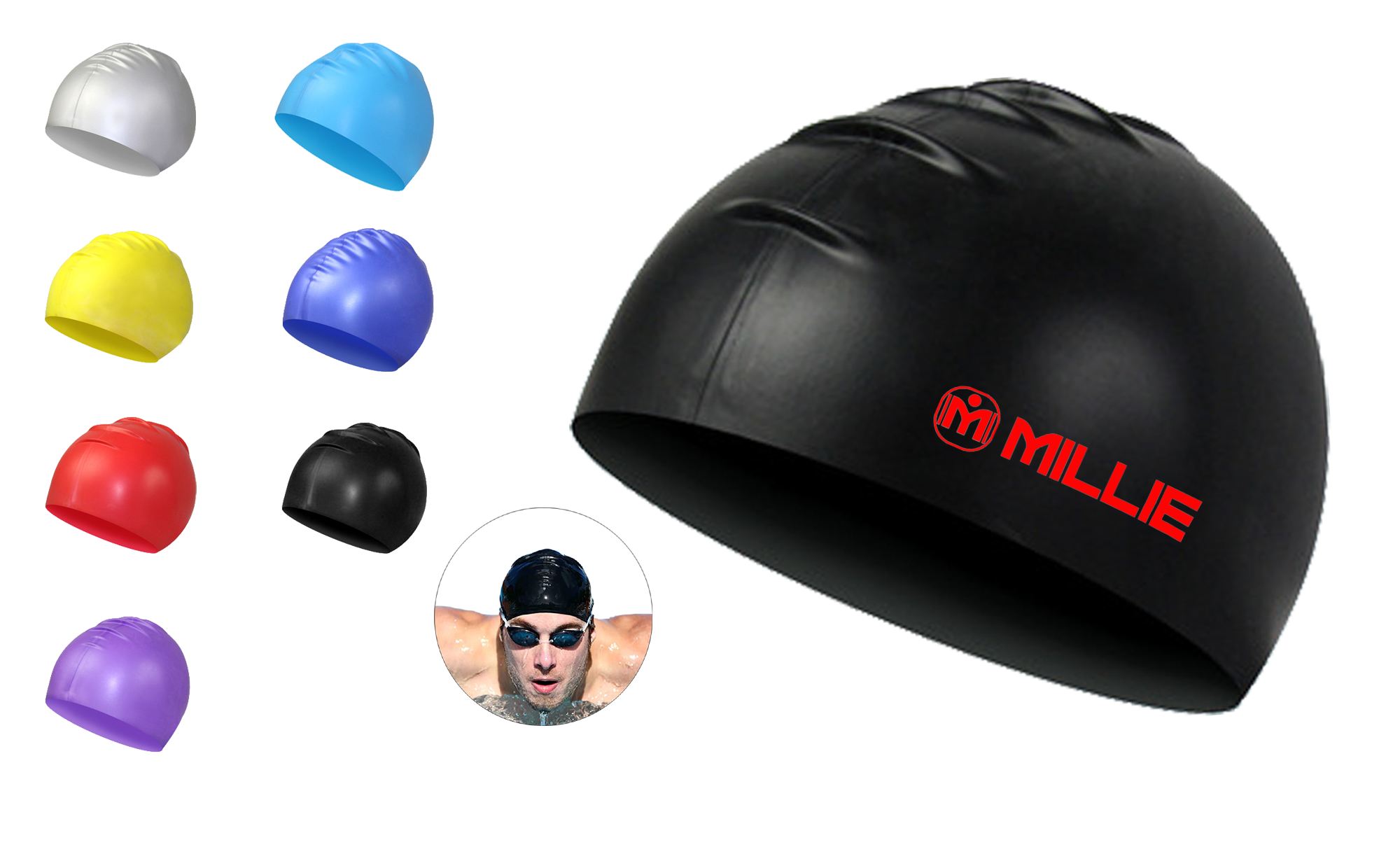 Silicone Swimming Cap 1