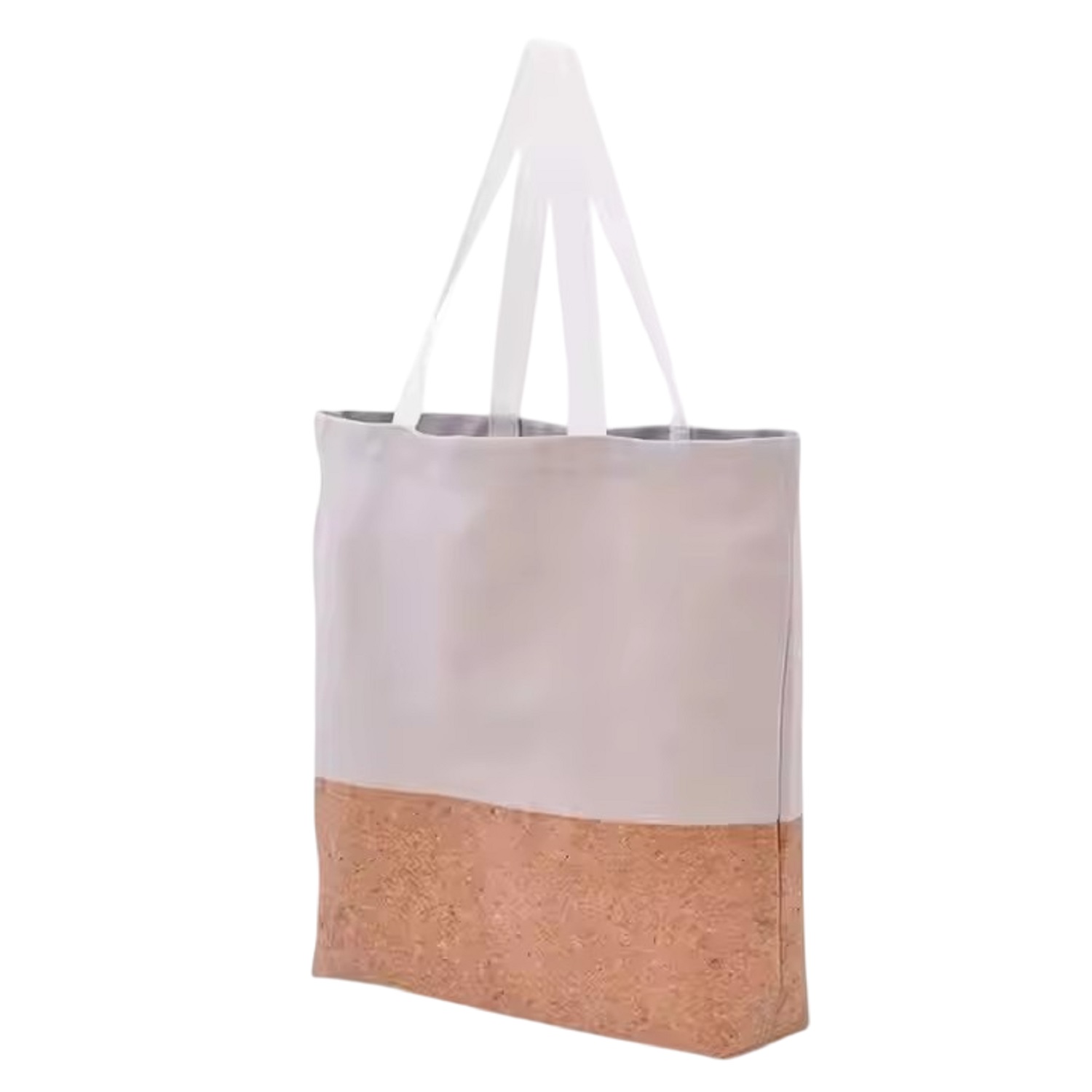 Canvas Cork Bottom Tote Bag, custom tote bag with logo imprint 5