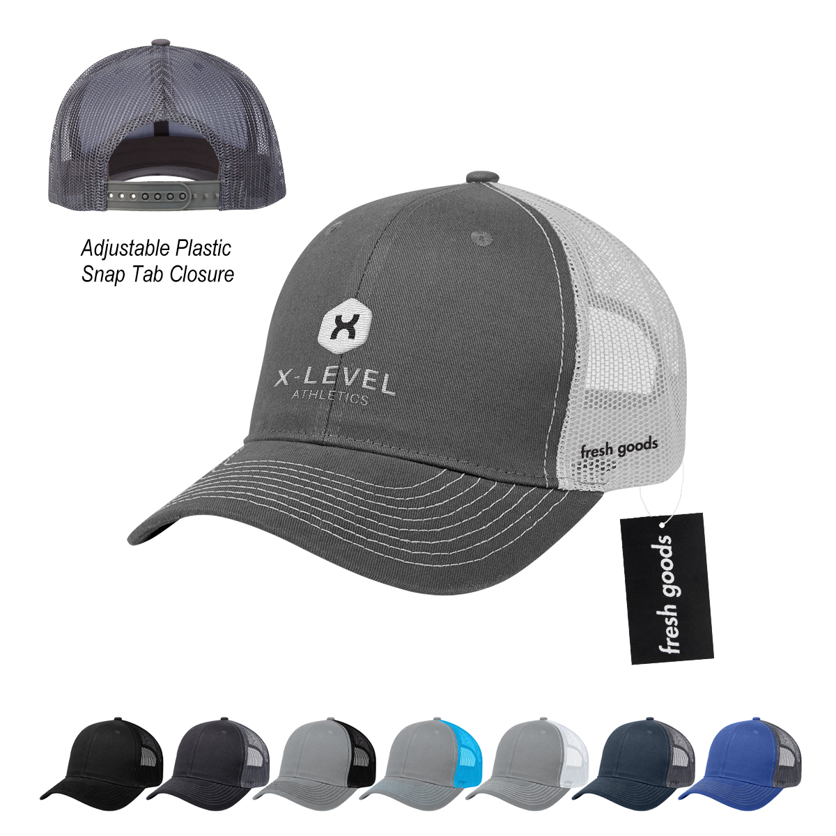 Fresh Goods Cotton Twill Mesh Back Cap 1
