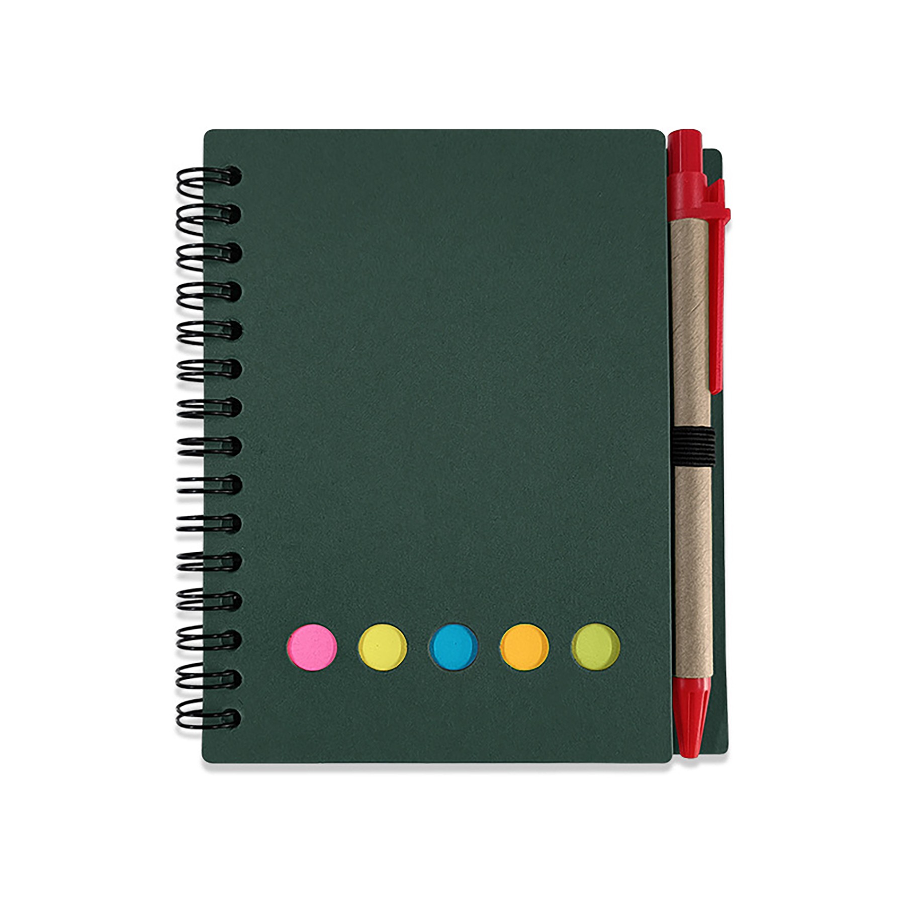 Spiral Notebook with Pen/Sticky Notes 1