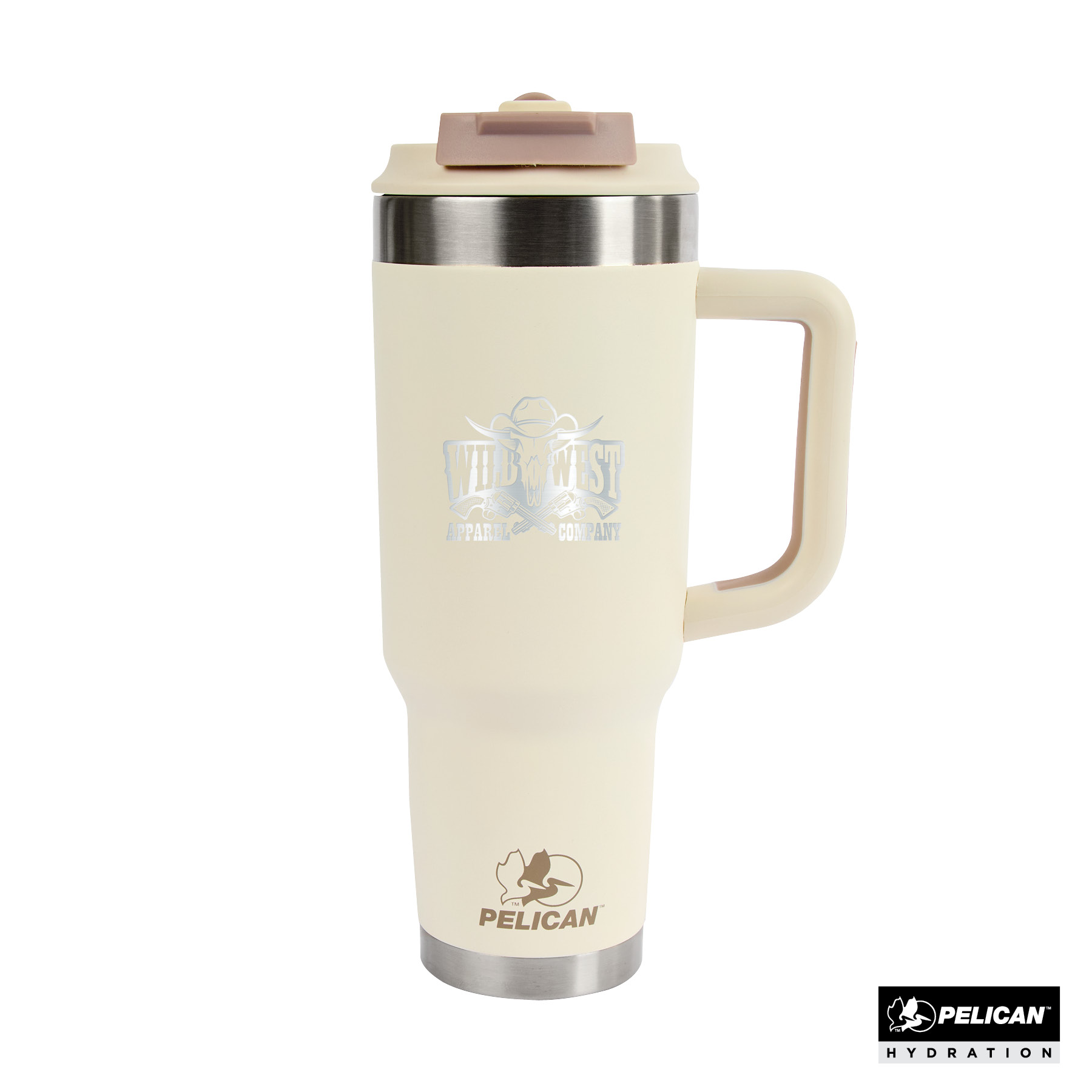 Pelican Porter™ Dual 40 oz. Dual Lid, Recycled Double Wall Stainless Steel Travel Tumbler 67