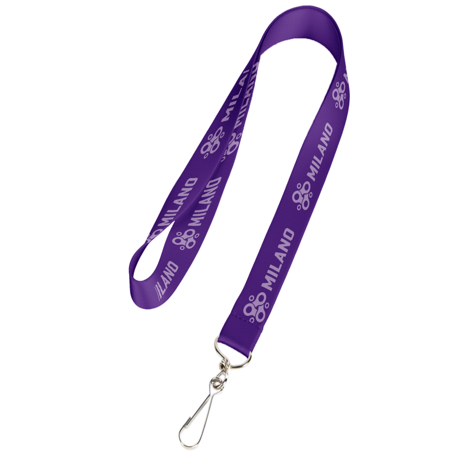 Woven 3/4" Wide Lanyard 1