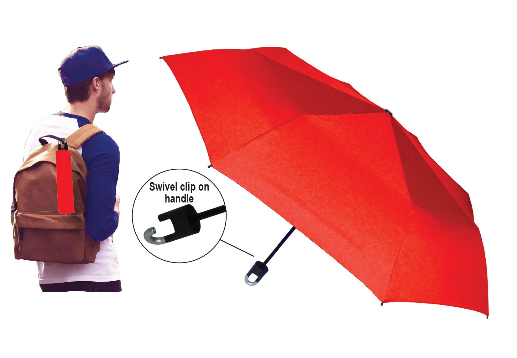 Storm Clip Umbrella 19