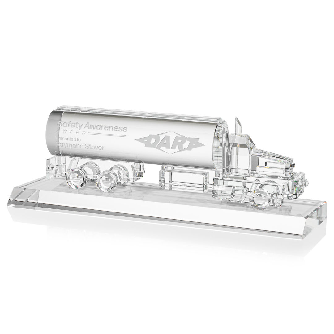 Crystal Oil Tanker on Base - Clear 9