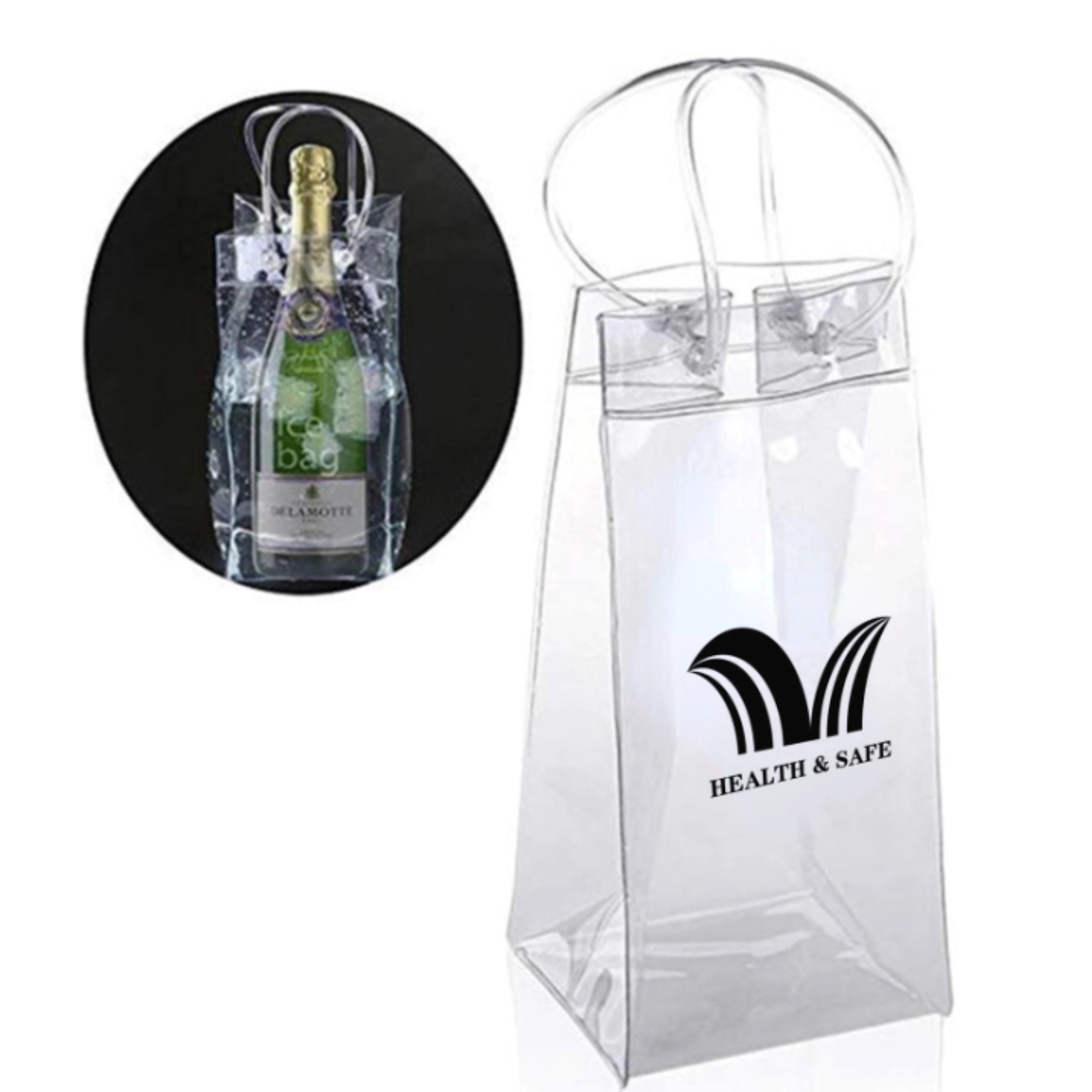 High Quality Pvc Red Wine Gift Ice Bag 2