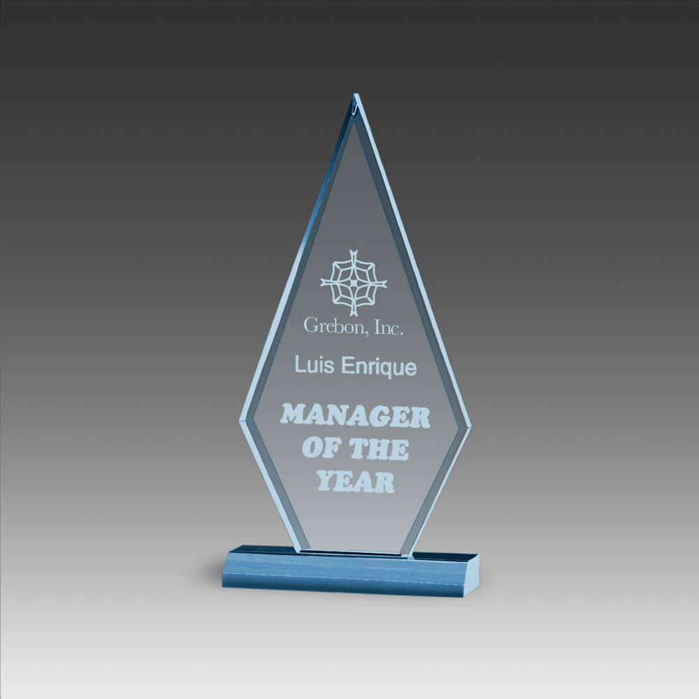 10.5" Premium Beveled Apex Award 1