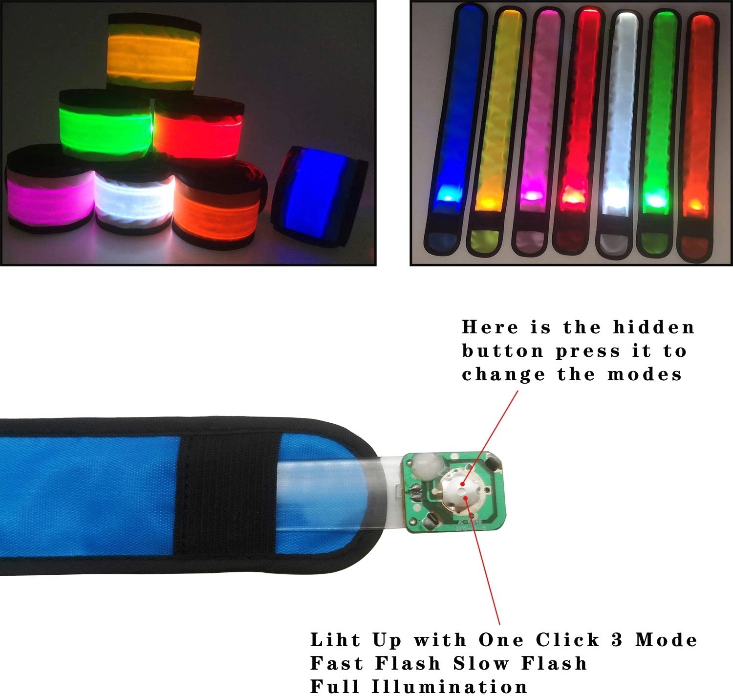 Glow Slap Bracelets 4