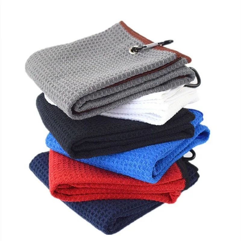 Tri-fold Golf Towel w/ Bag Hook 5