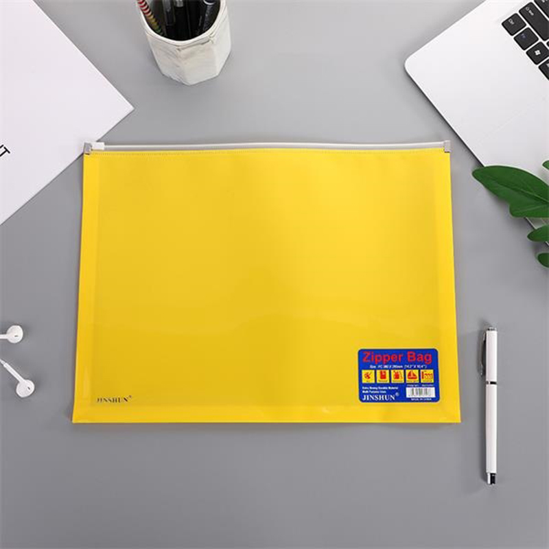 B4 Clear Bag File Folder With Zipper 3