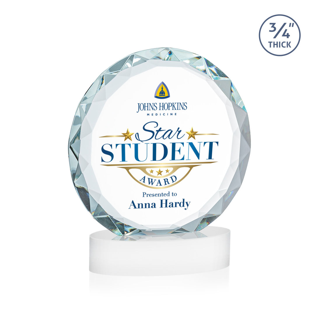 Centura VividPrint™ Award on Alberton Base - White 3
