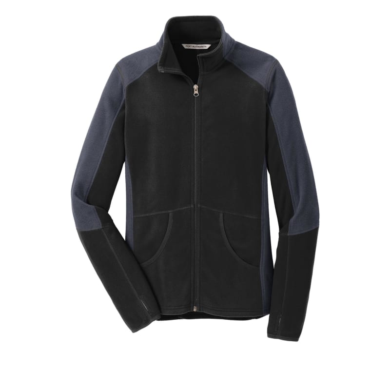 Port Authority Women's Colorblock Microfleece Jacket. 4