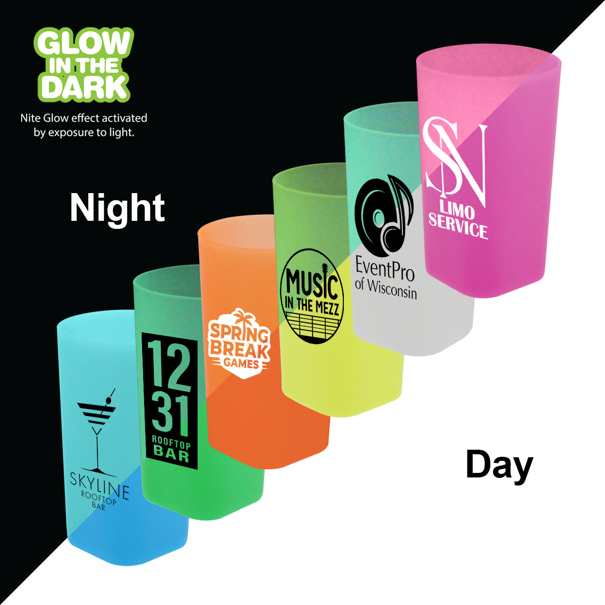 Nite Glow 2 oz. Shot Glass 1