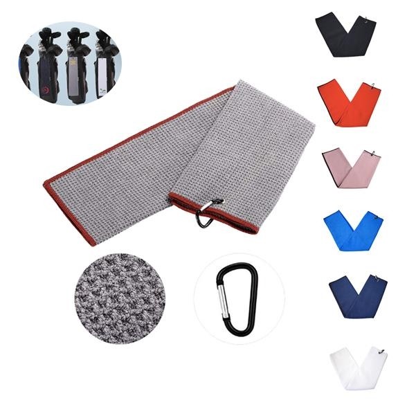Waffle Pattern Golf Towel 6