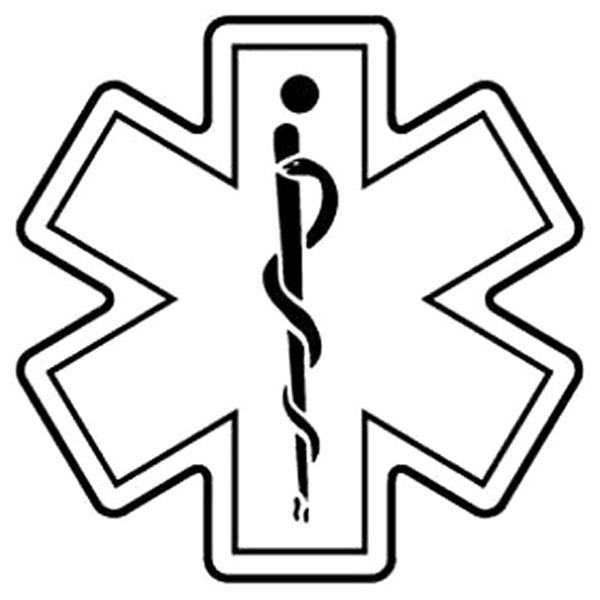 Medical Symbol Key Tag - Spot Color 1