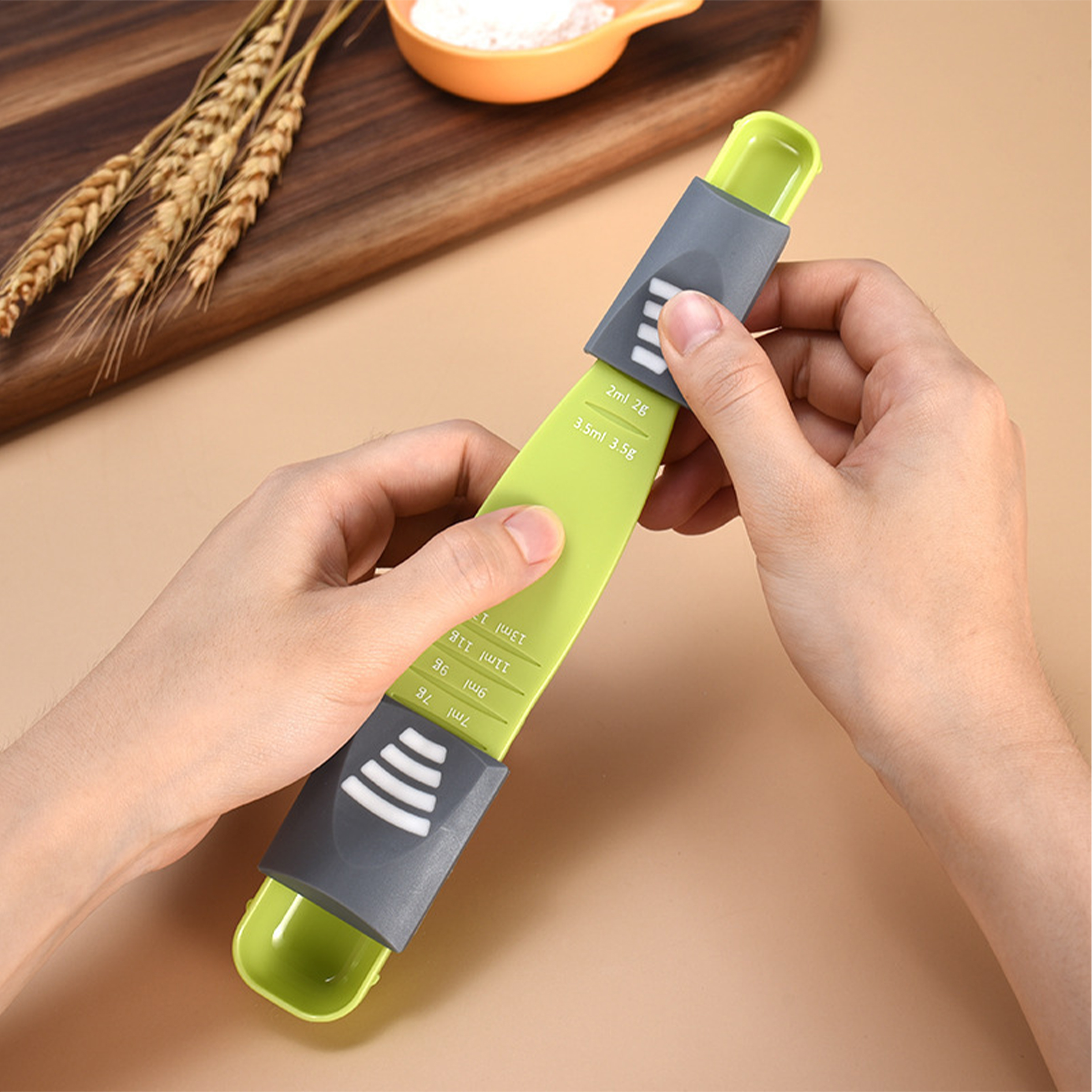Abs Multi Functional Adjustable Measuring Spoon 4