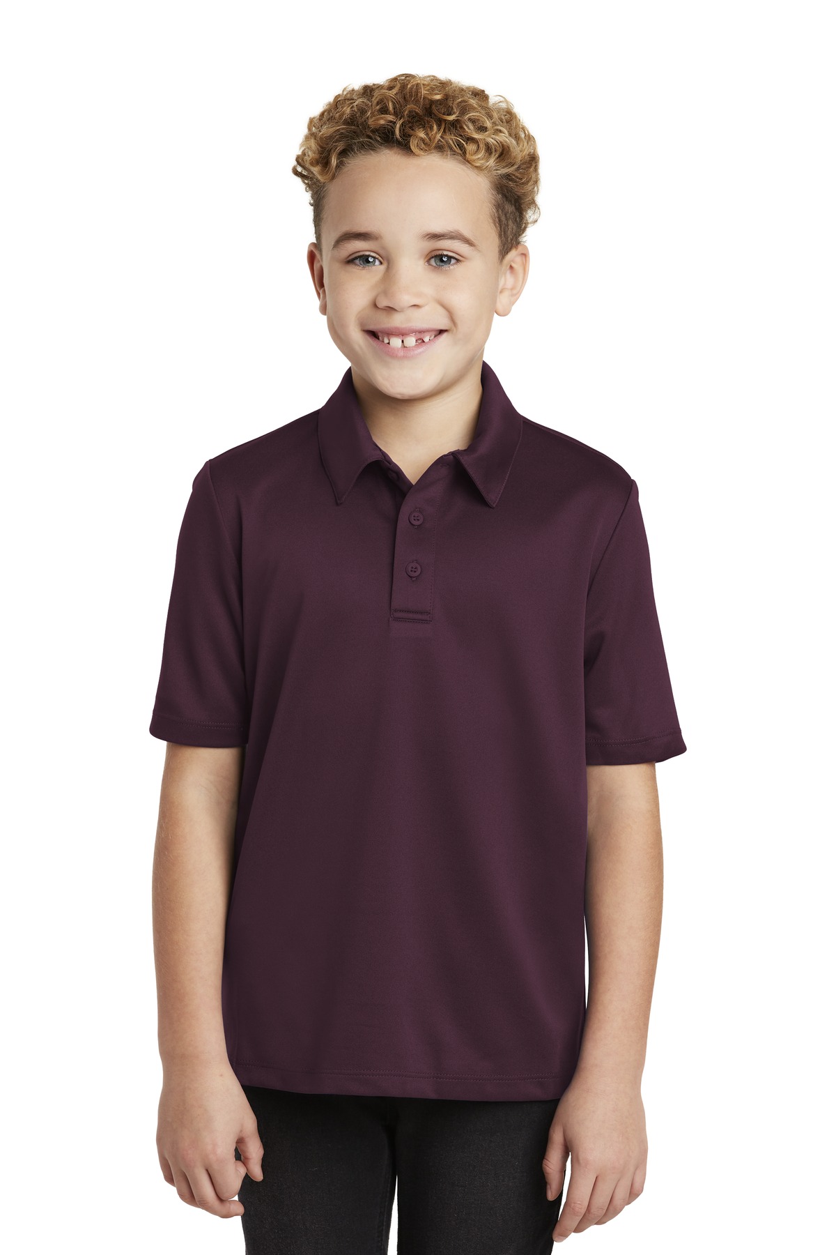 Port Authority® Youth Silk Touch Performance Polo 5