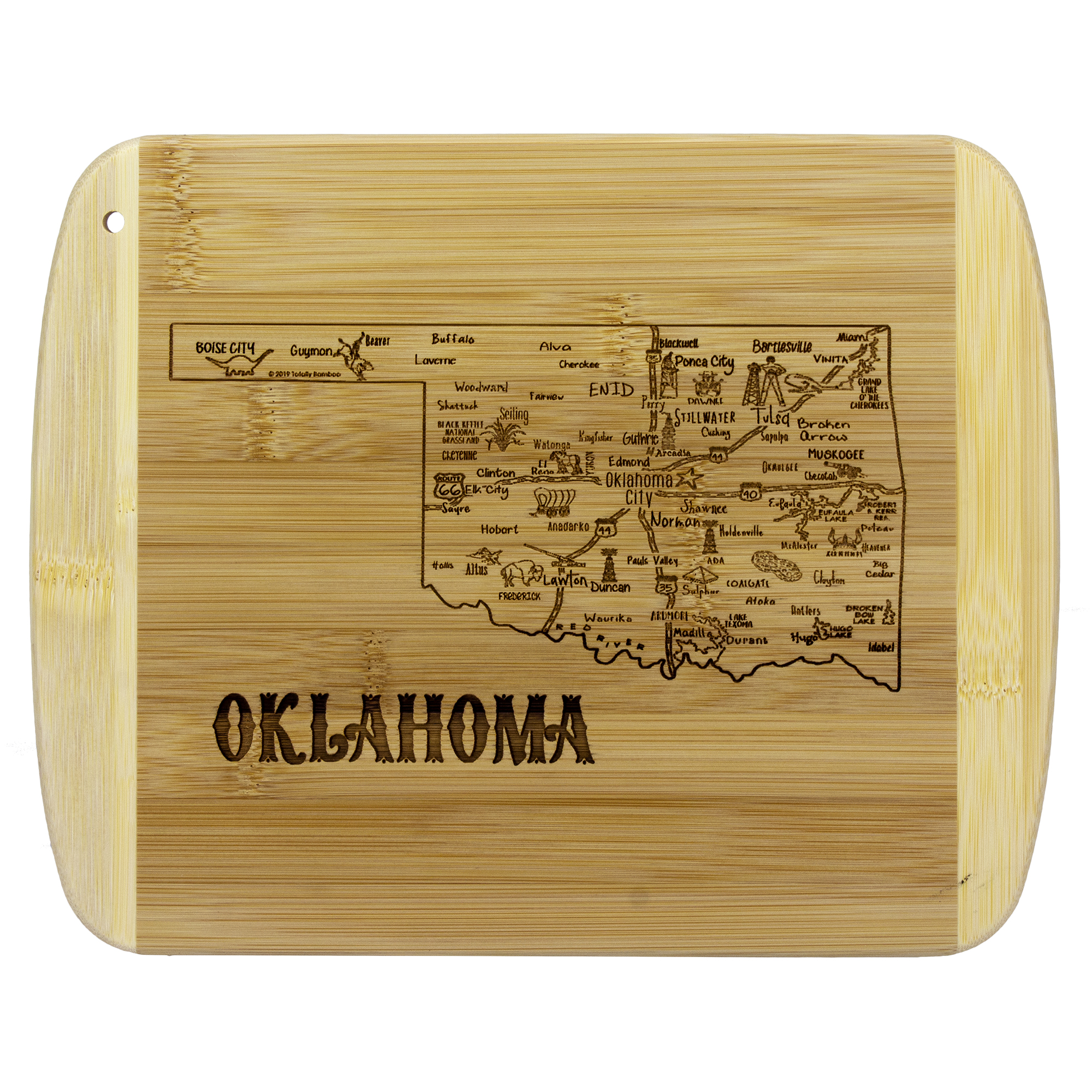 A Slice of Life Oklahoma Serving & Cutting Board 3