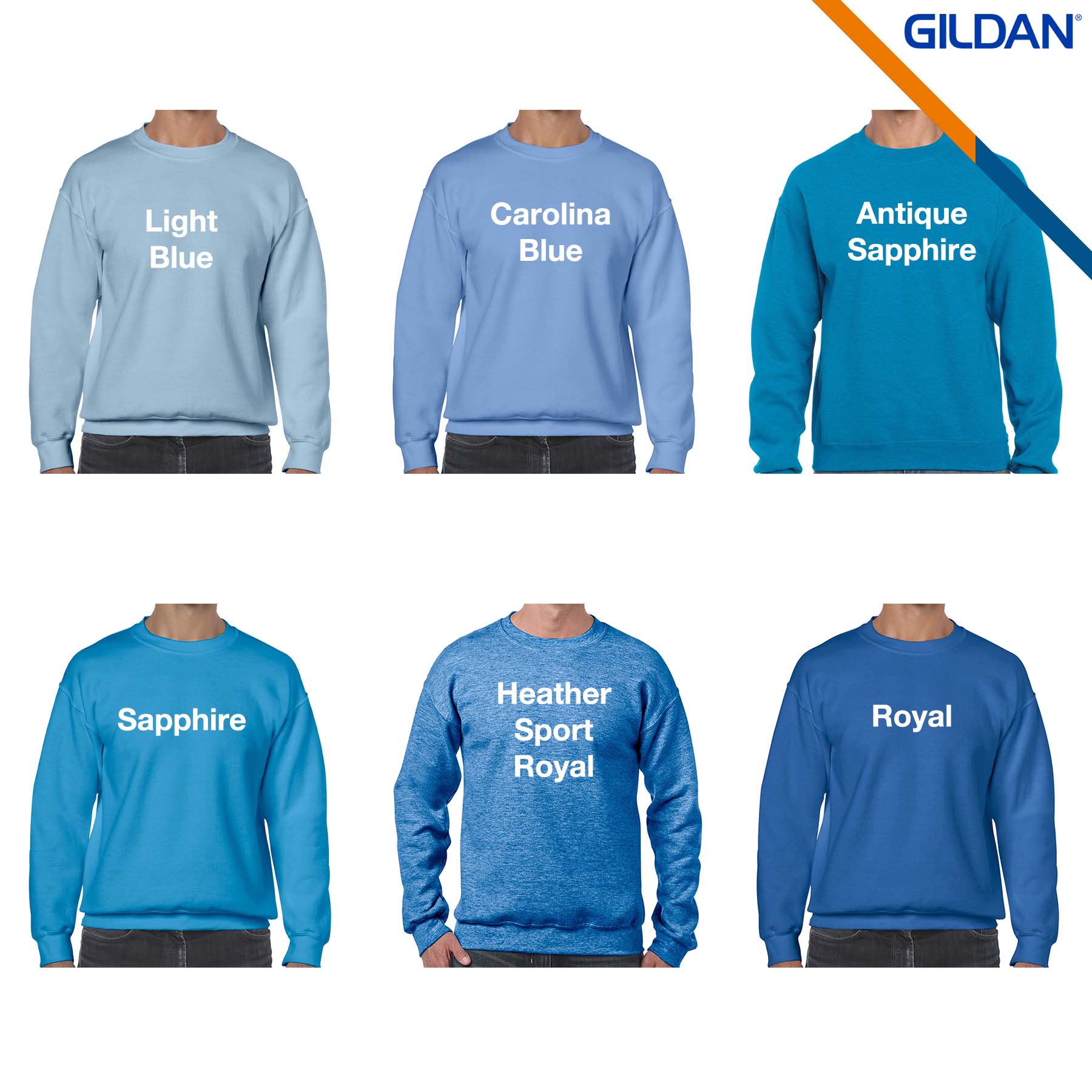 Gildan® Heavy Blend Adult Crewneck Sweatshirts 9