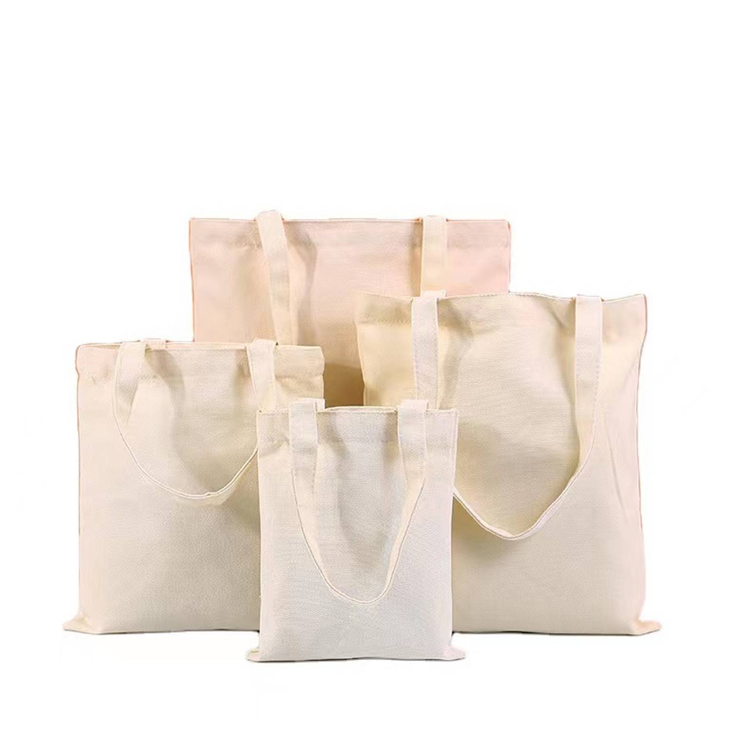 Customized portable canvas tote bag, custom tote bag with logo imprint 4