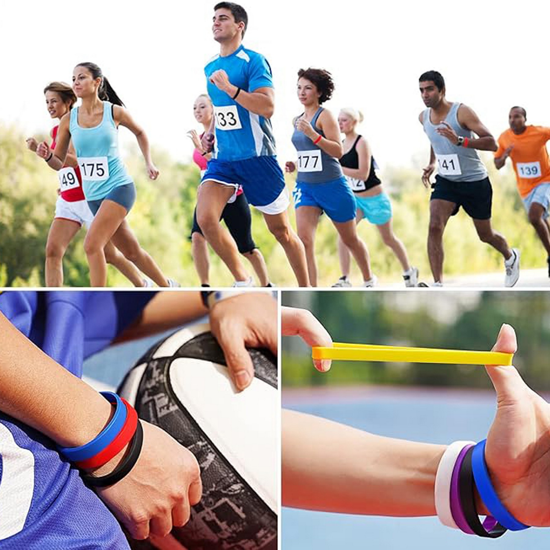 Colored Silicone Wristbands 3