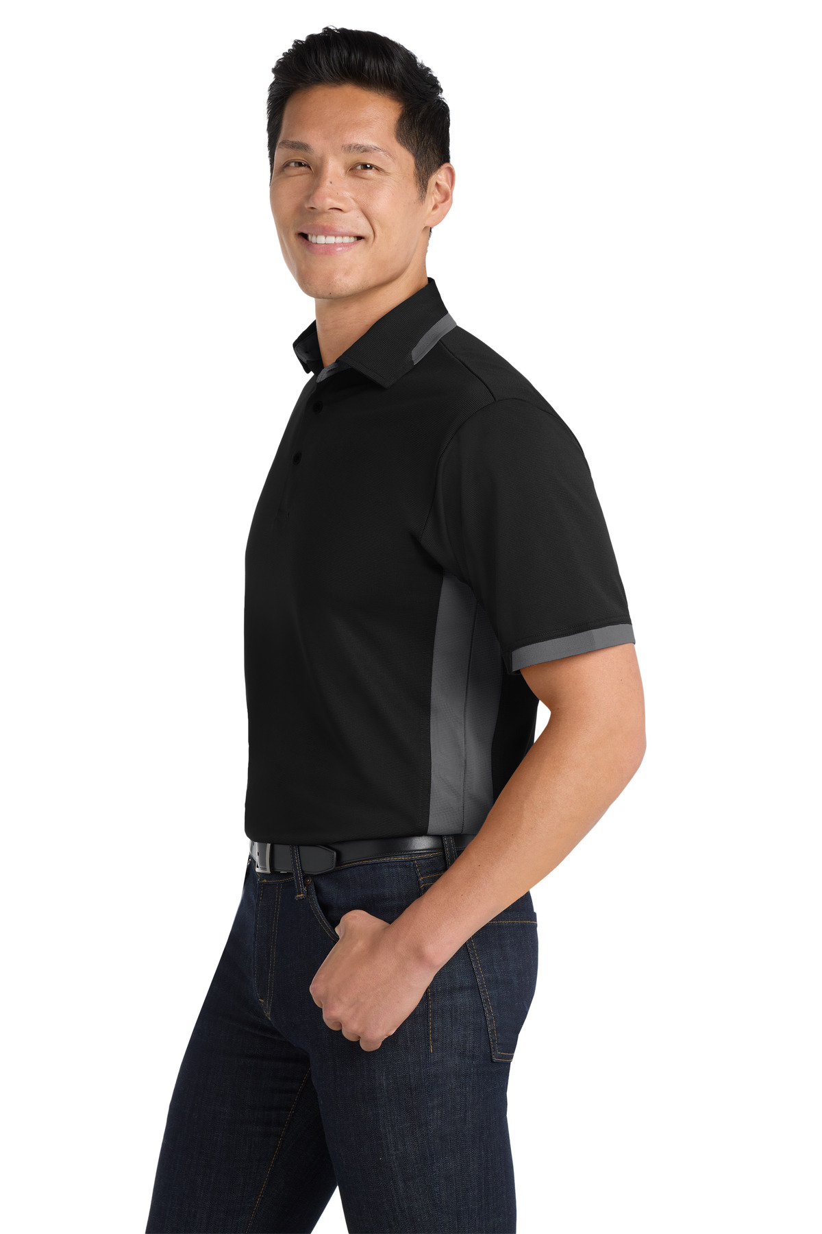 Port Authority Dry Zone Colorblock Ottoman Polo. K524 4