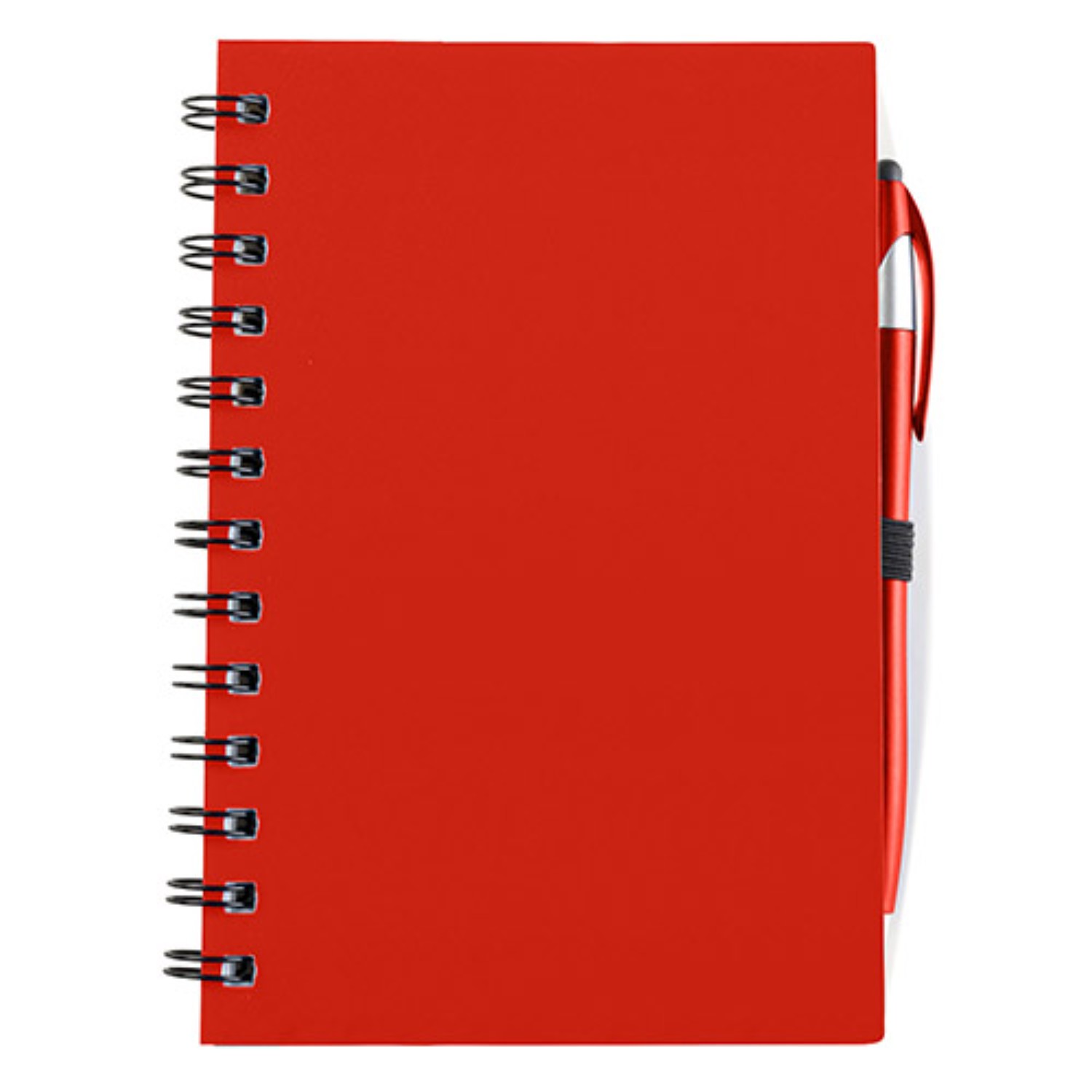 SpiralScript 5.5 x 7 Plastic Spiral Journal with Pen 6