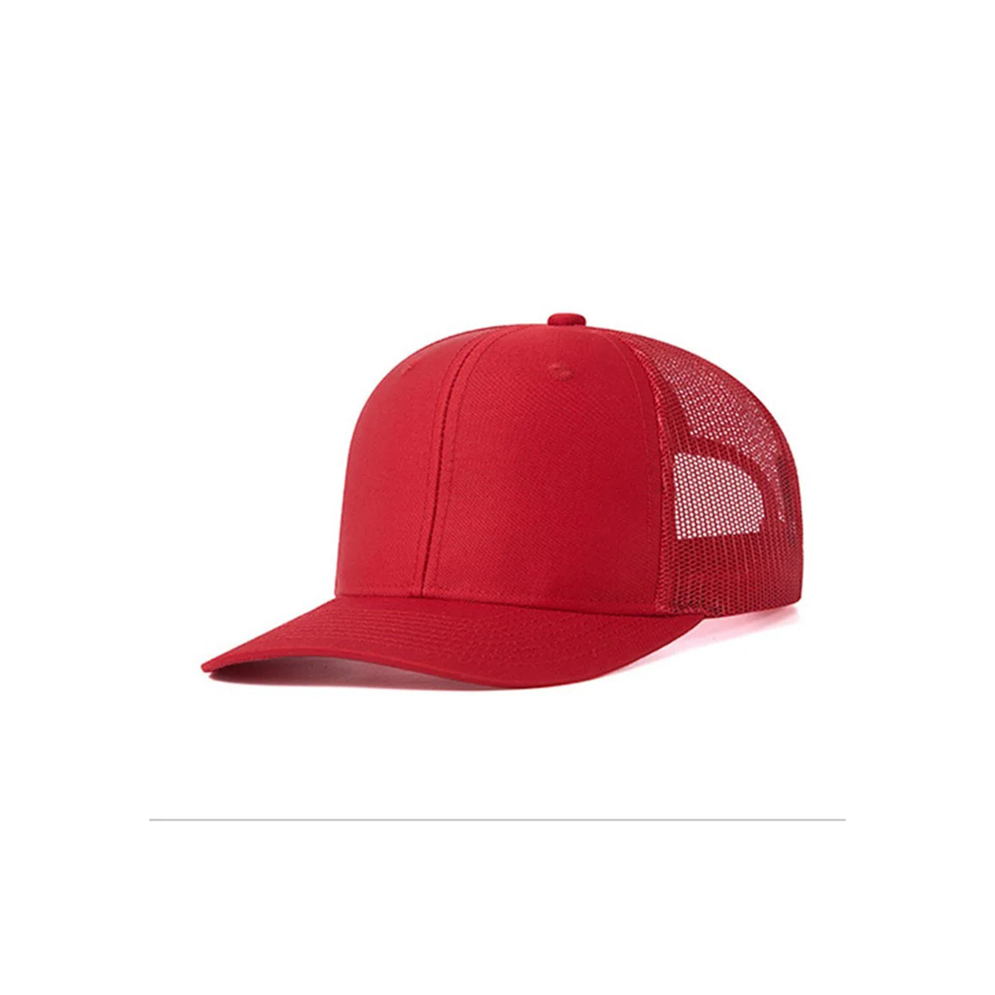 Brushed Cotton Mesh Trucker Cap Adjustable Fit 45