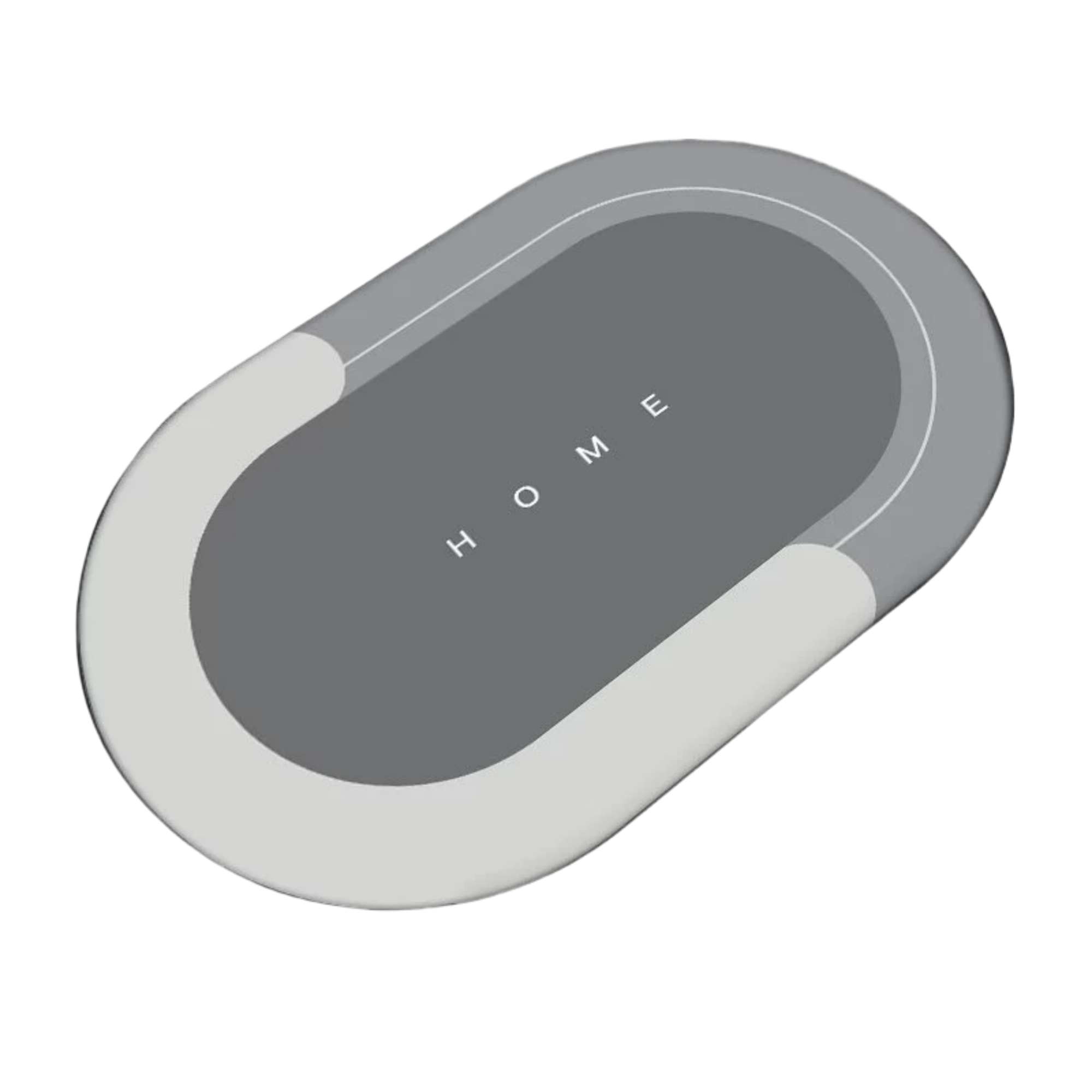 Oval Diatom Mud Bathroom Mat 3