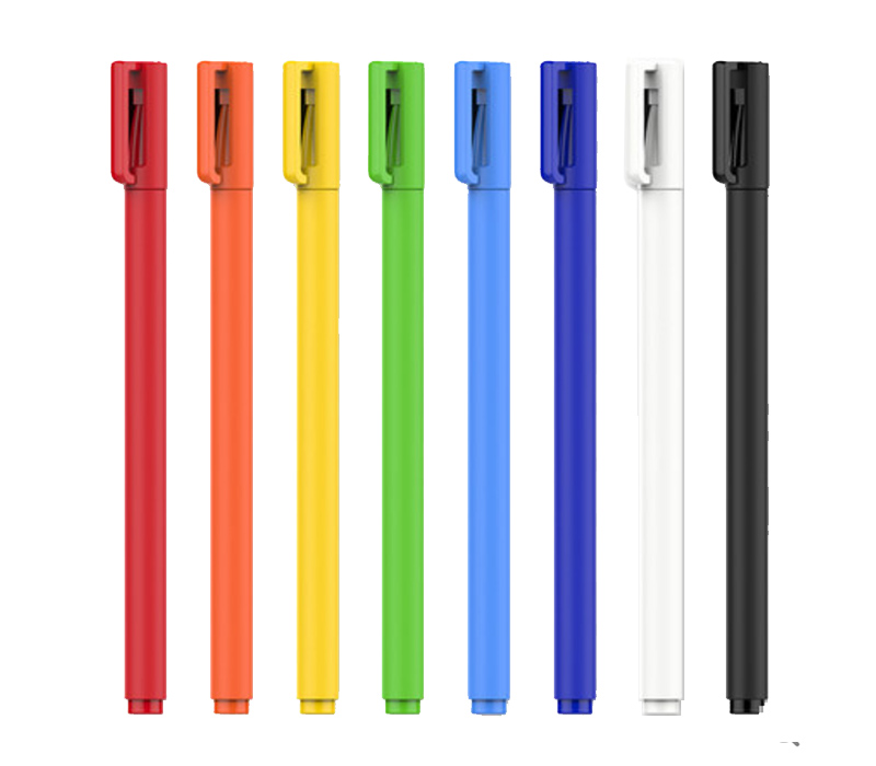 Slender Plastic Pen with Cap 12
