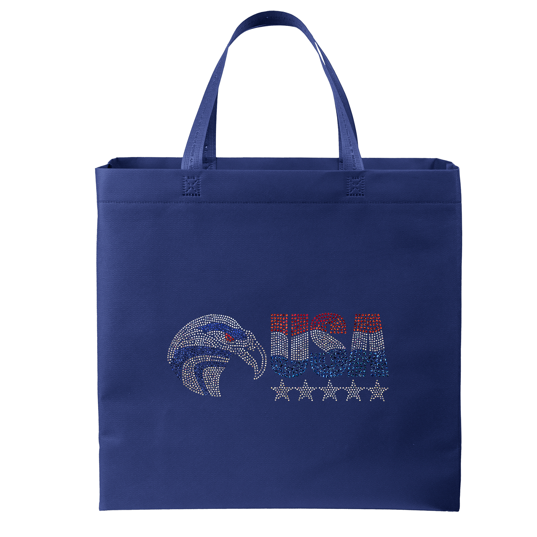 Patriot™- USA Made Non-Woven Tote - Sparkle 13