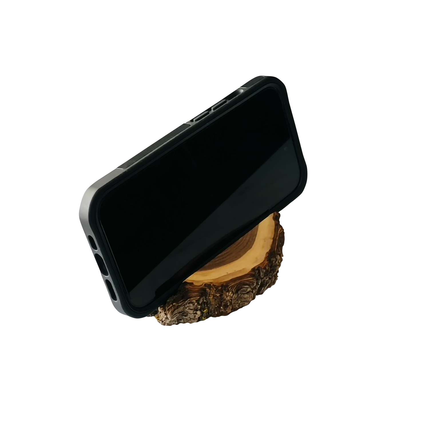 Elm Wood Phone Stand 4