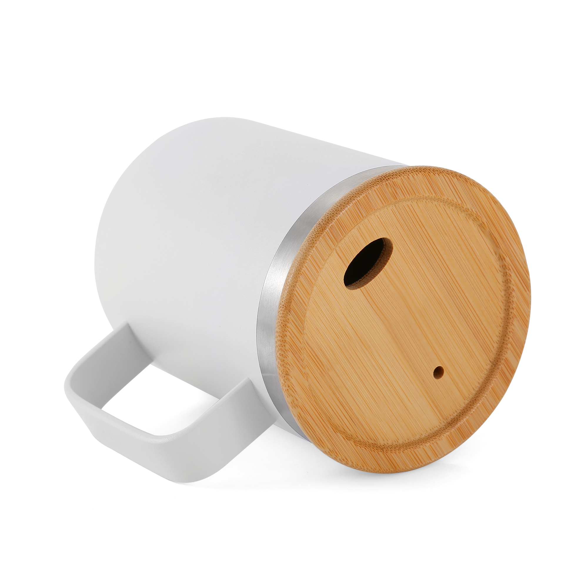 Endura 14oz Double Wall Mug with SS Outer, Plastic Liner and Handle with Ringneck 20