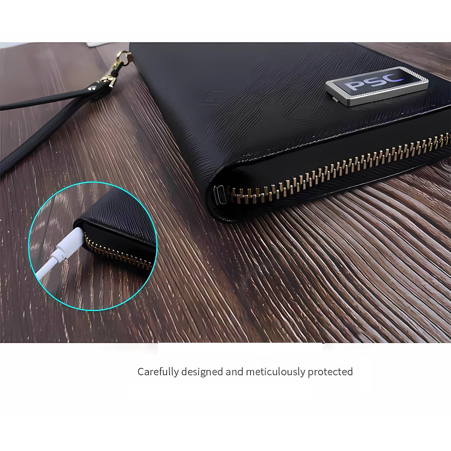 Multifunction Business Wallet W/ Wireless Charging 7