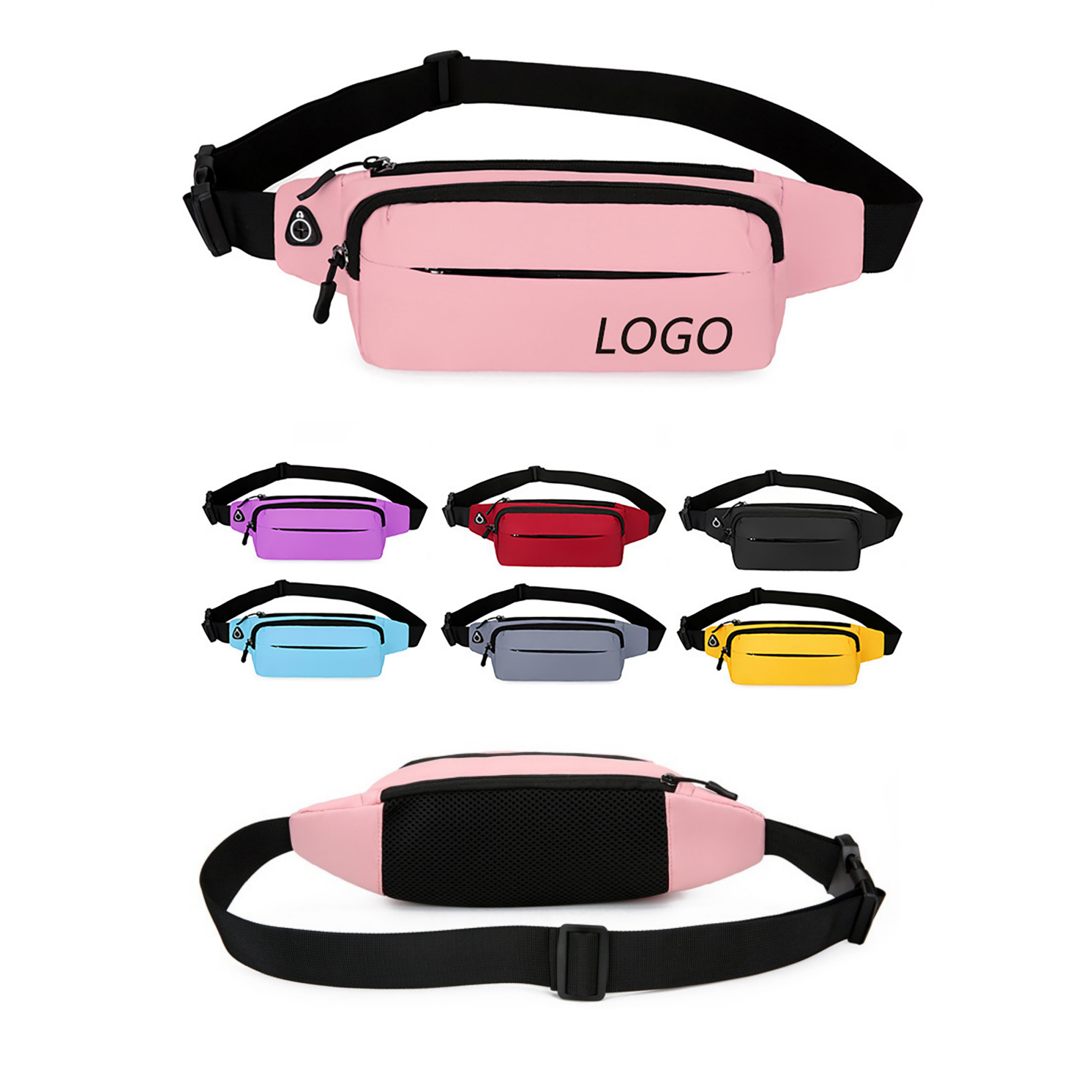 Multi-color Canvas Waist Pack 2