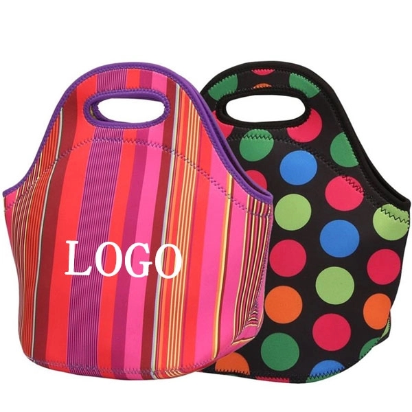 Full Color Neoprene Insulated Lunch Bag 14