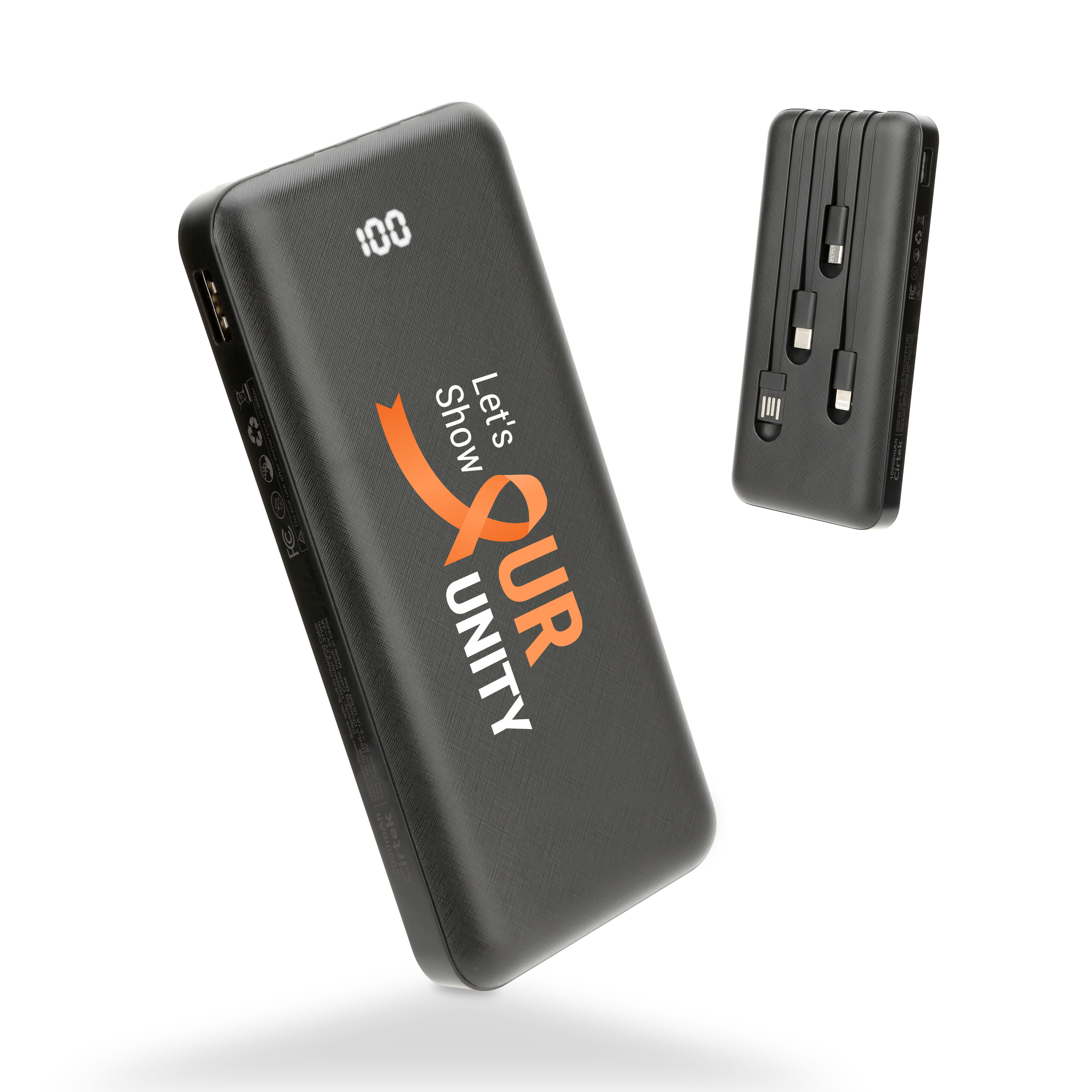 10,000mAh 4-In-1 Ultra-Slim Power Bank With Digital Display 3