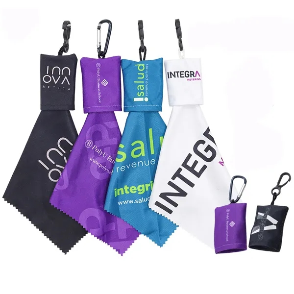 Microfiber Camera Lens Cloth with Pouch 6