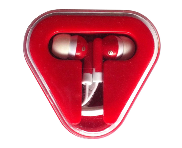 Travel Ear Buds In Triangle Case 7