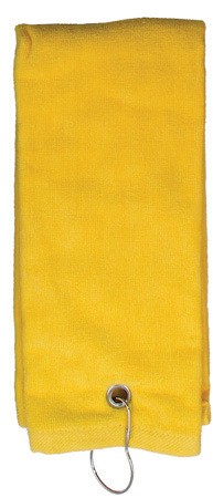 Tri Fold Sport Towel w/Center Grommet & Hook 13