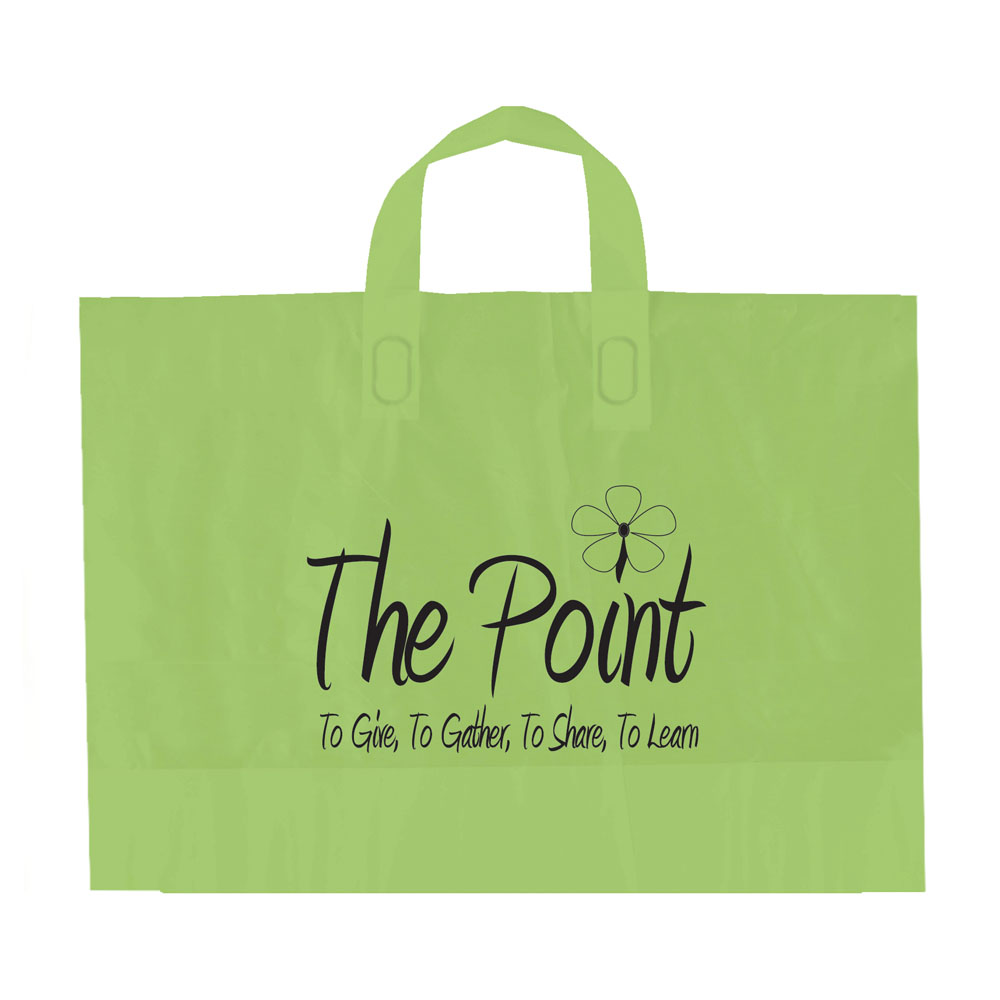 Color Frosted Soft Loop Handle Bags 7
