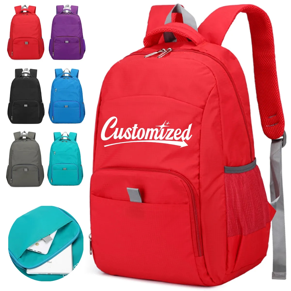 Lightweight Foldable Hiking Backpack Travel School Bag 12